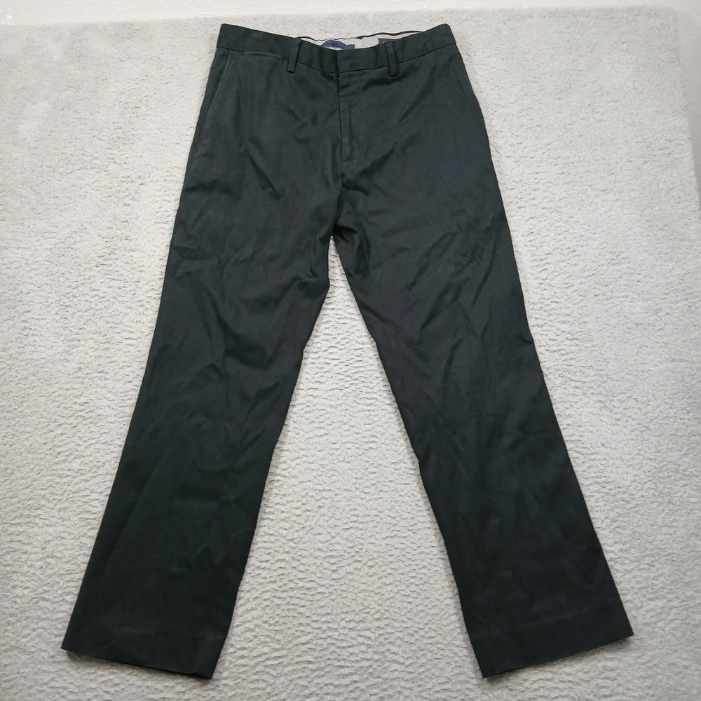 Banana Republic Pants‎ Mens 32x30 Black Classic Fit Stretch Chino Dress Office